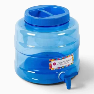 10ℓ Contour water canister- Transparent blue