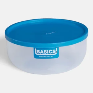 Basics extra small round bowl & lid 500ml