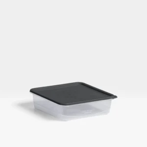 Contour 600ml square container & lid